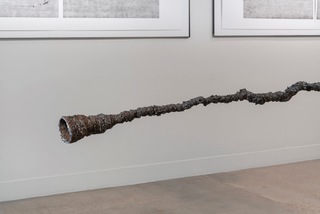 ___'Calendar Object'___ (detail), Steel & I-Beam, 480 x 4 cm over 304 x 18 cm, 2025